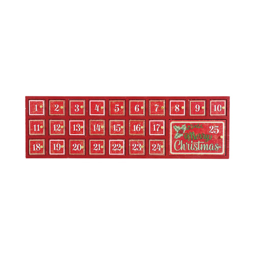 Adventure Calendar w/25 Doors "Merry Christmas"