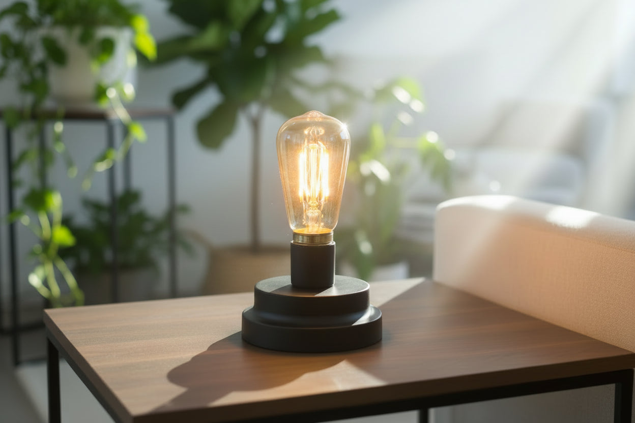 Decorative Light w/ Metal Base