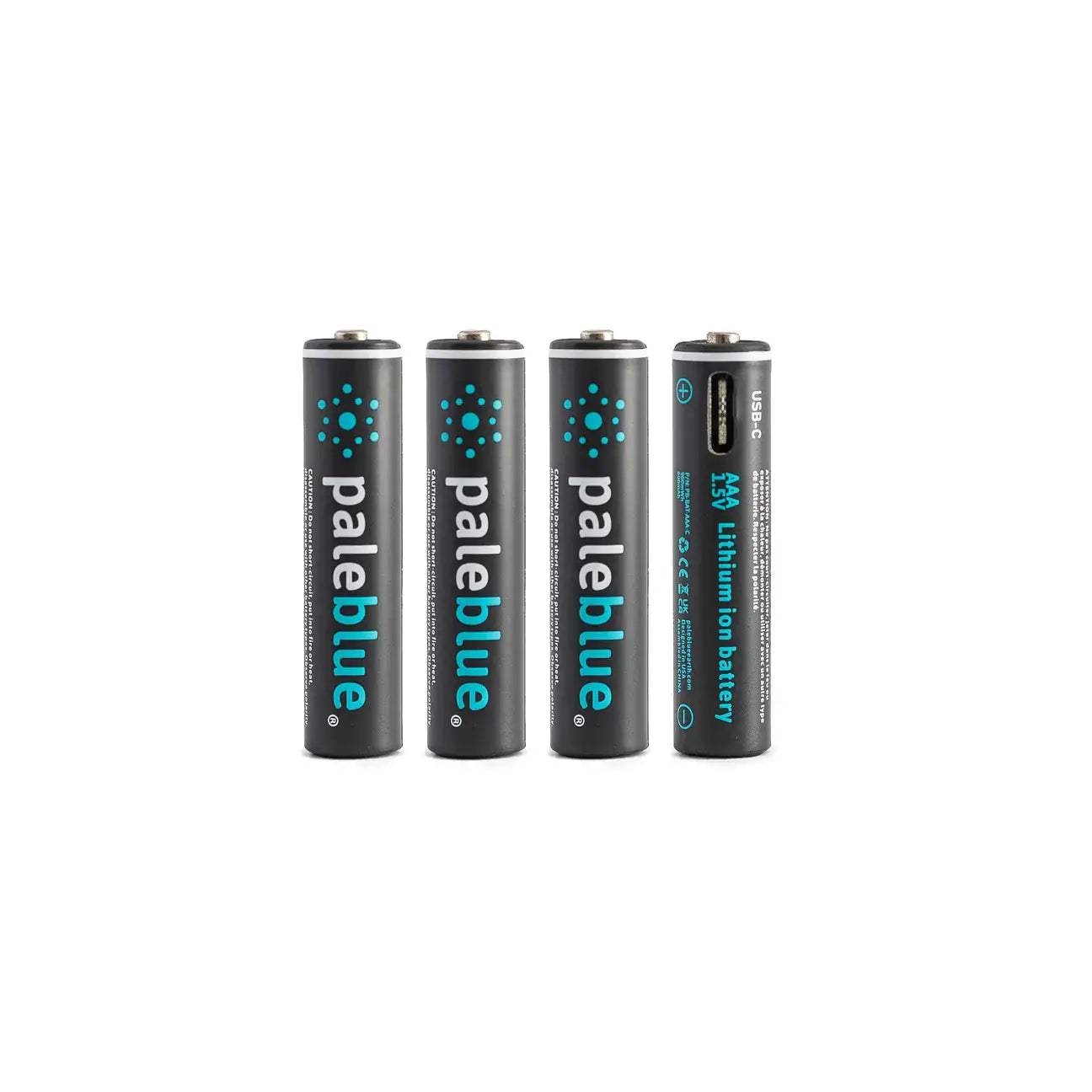 Pale Blue. AAA Rechargeable Batteries