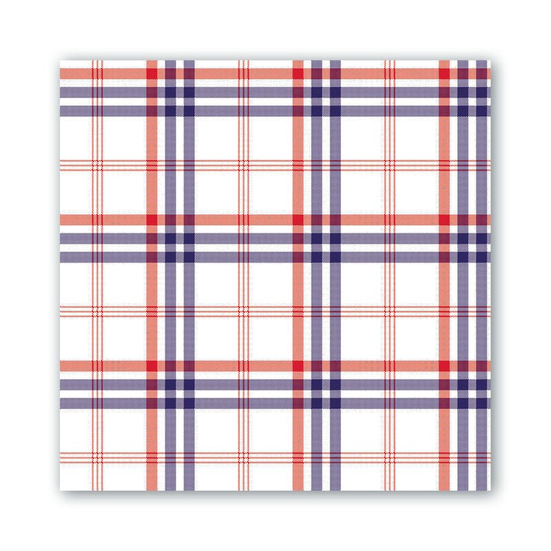Michel Design Works - Luncheon Napkins - Paisley and Plaid